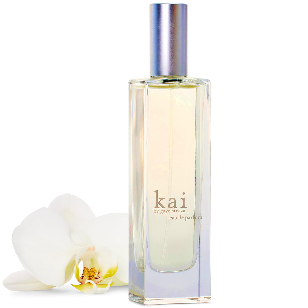 Kai eau de parfum, botella gardenia, aroma suave para uso diario.