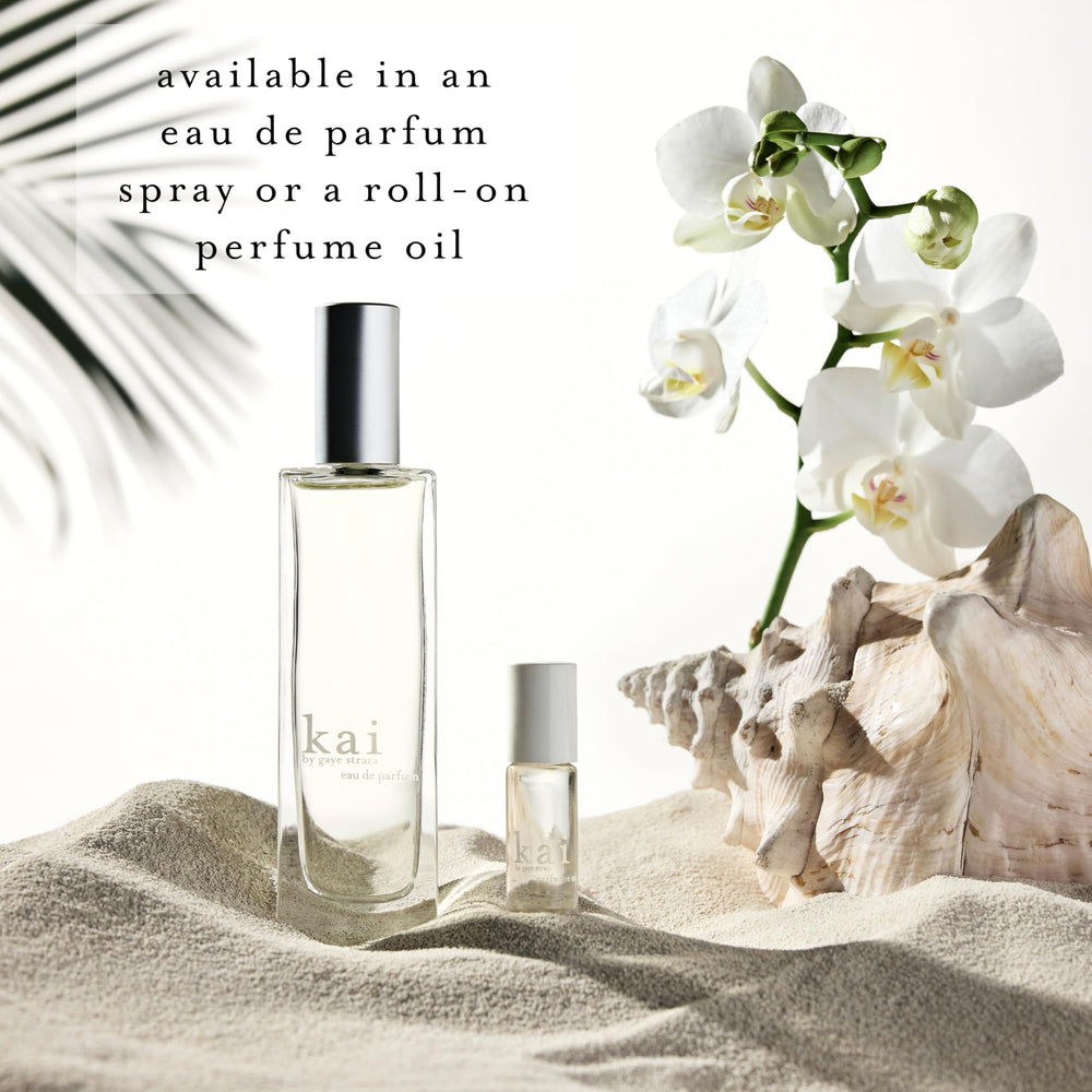 Kai eau de parfum, recuerdos de Hawái, fragancia evocadora y serena.