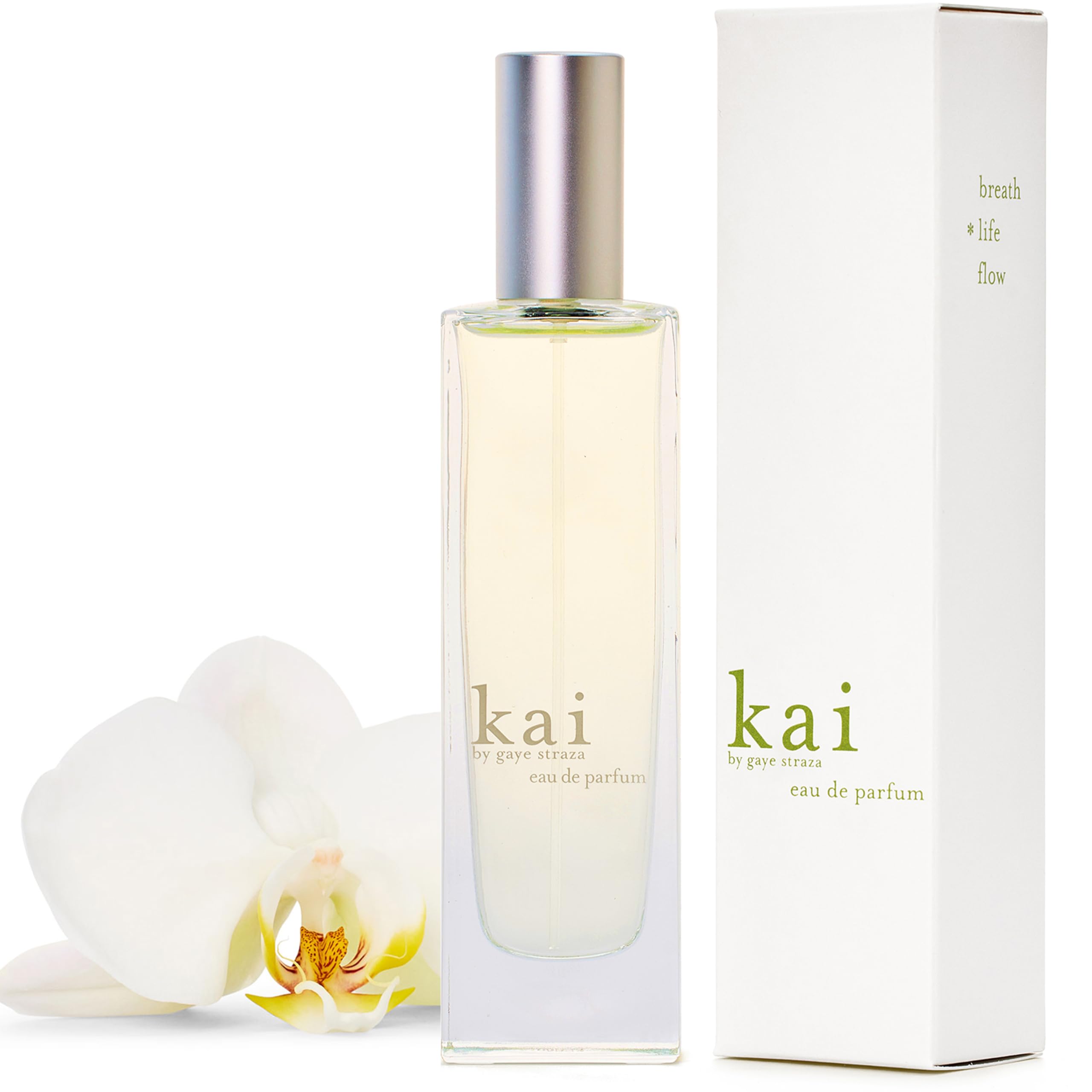 Kai eau de parfum, presentación minimalista, ideal para regalo confiable.