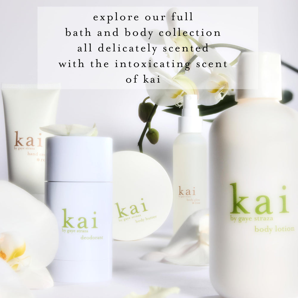kai loción corporal envase reciclable y libre de crueldad para el planeta.