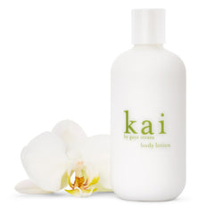 kai loción corporal manteca de karité, botella 8oz; piel suave y nutrida.