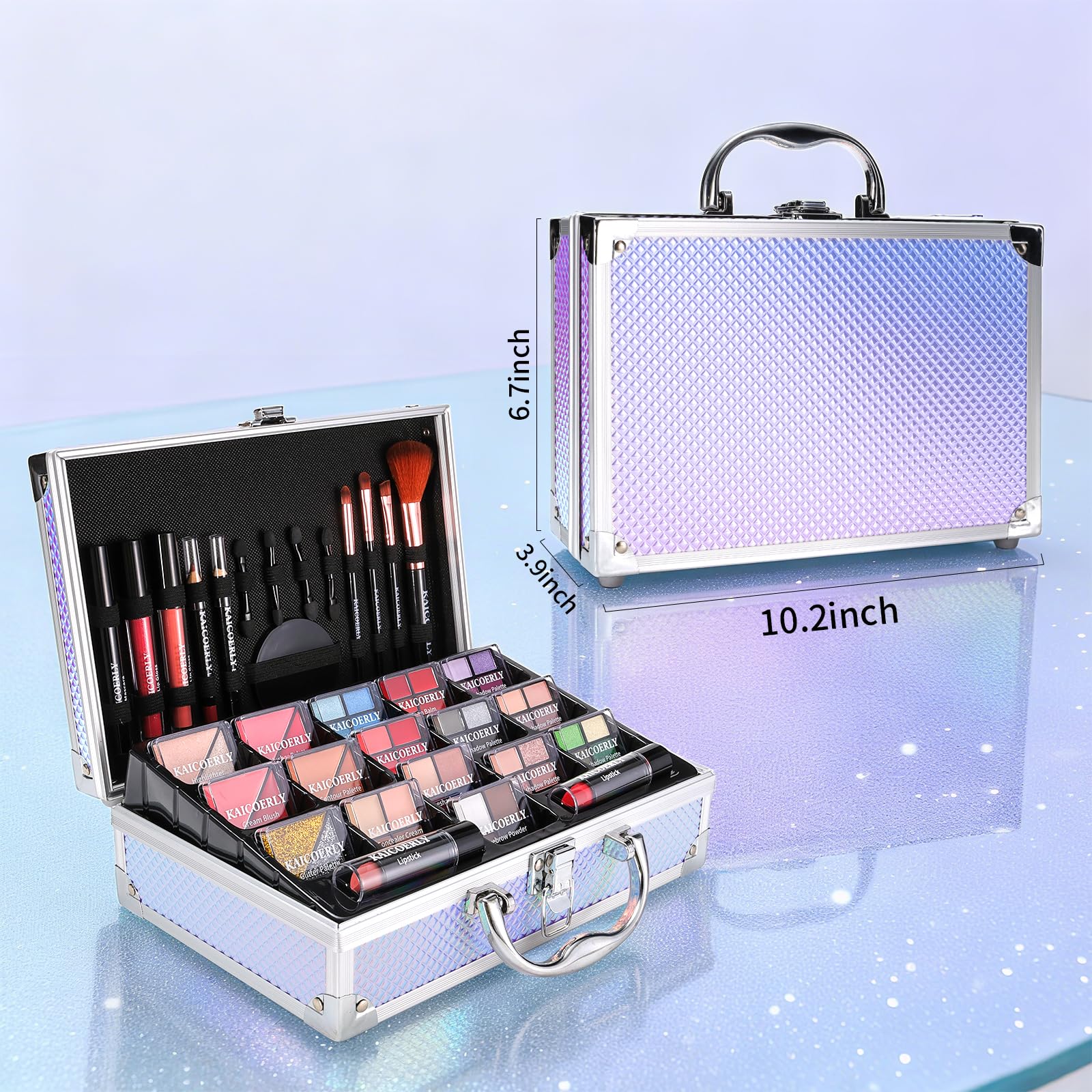KAICOERLY kit maquillaje conjunto completo para looks armoniosos.