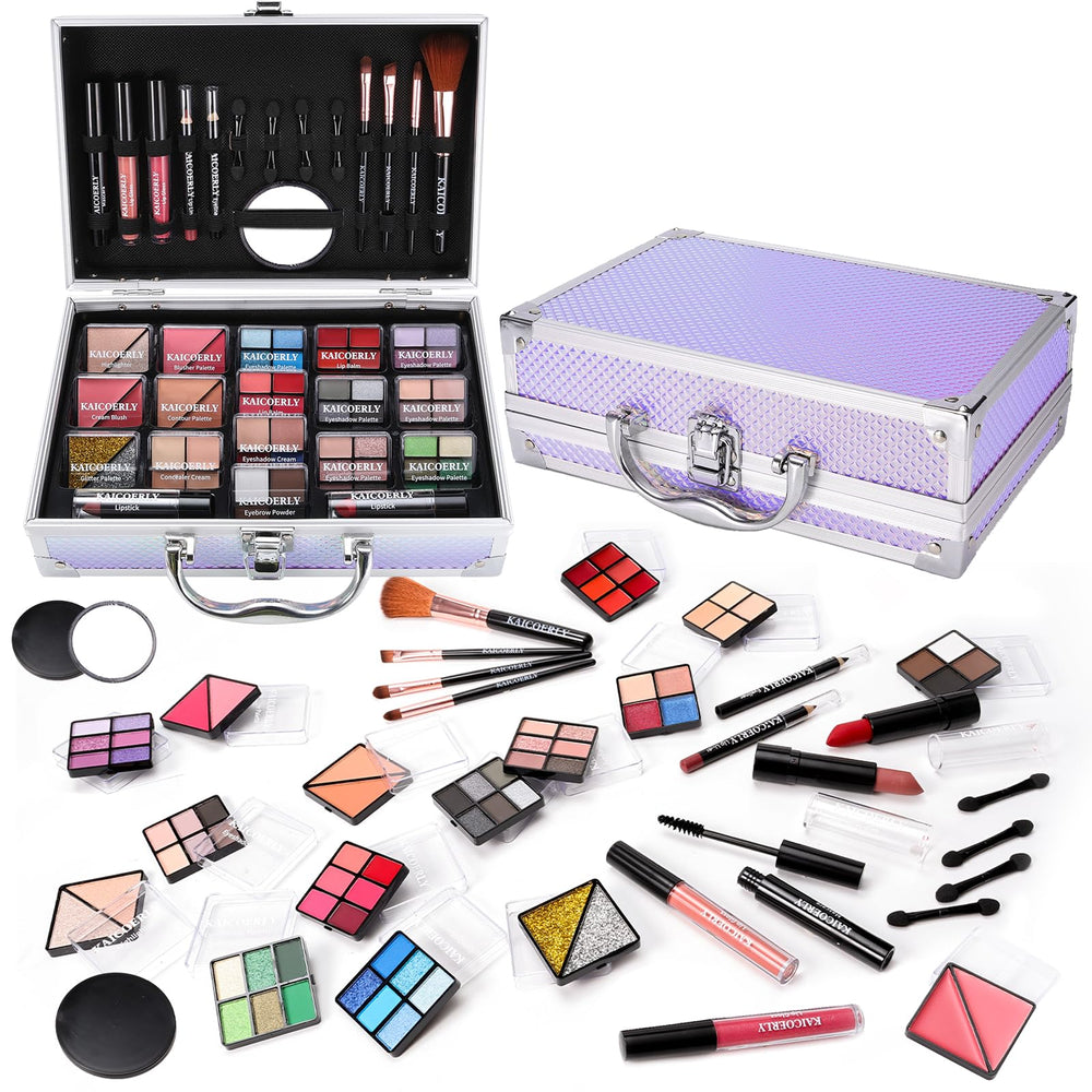 KAICOERLY kit maquillaje paleta sombras para looks diarios duraderos.