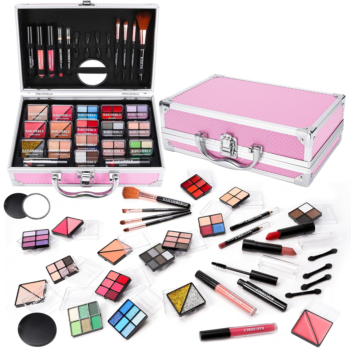 KAICOERLY kit maquillaje paleta sombras: crea estilos armónicos y de larga duración