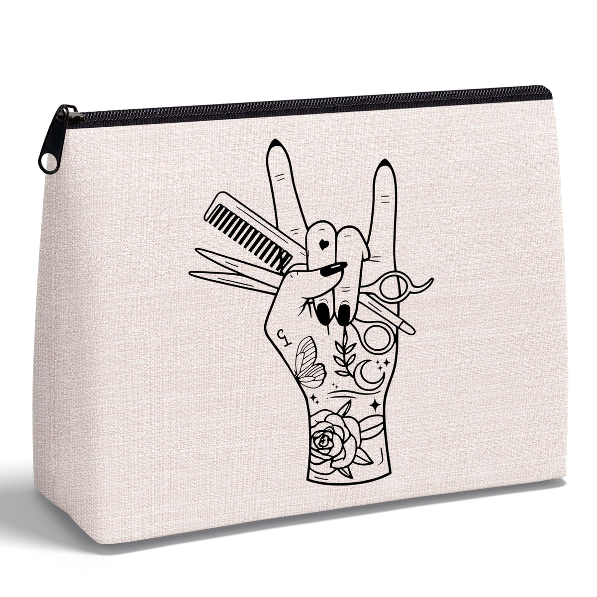 KAIOUS neceser maquillaje estilo estético con poliéster duradero para uso diario.