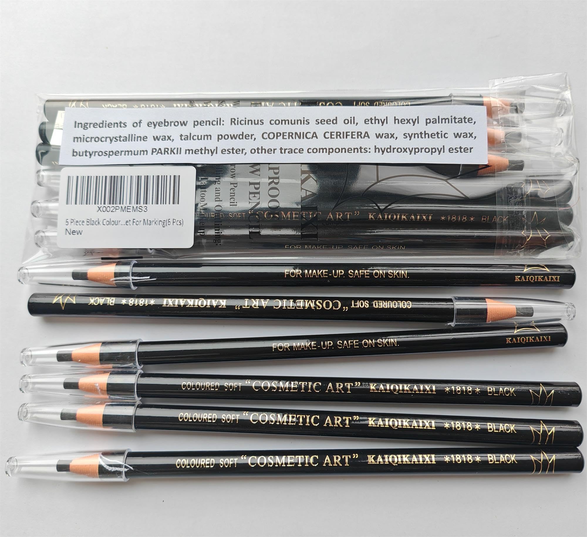 Kaiqi kit cejas portable para viaje y retoques