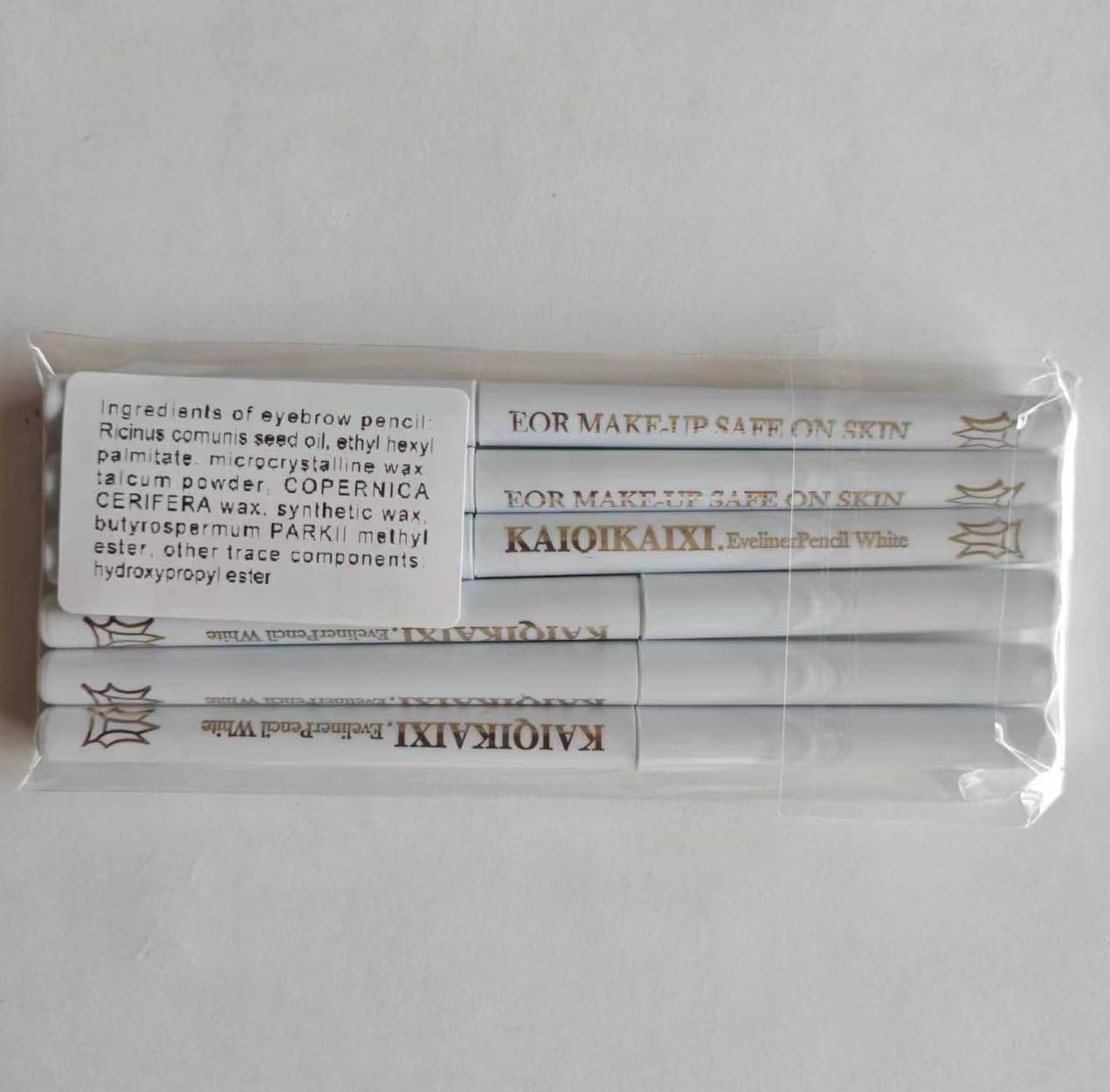 kaiqikaixi delineador blanco iluminador para resaltar esquinas.