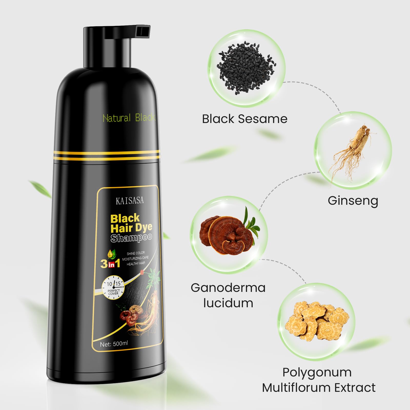 KAISASA cabello suave y brillo natural tras uso