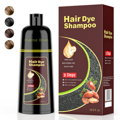 KAISASA Champú Tinte 3 en 1 con argán: envase destacado para color y nutrición del cabello.