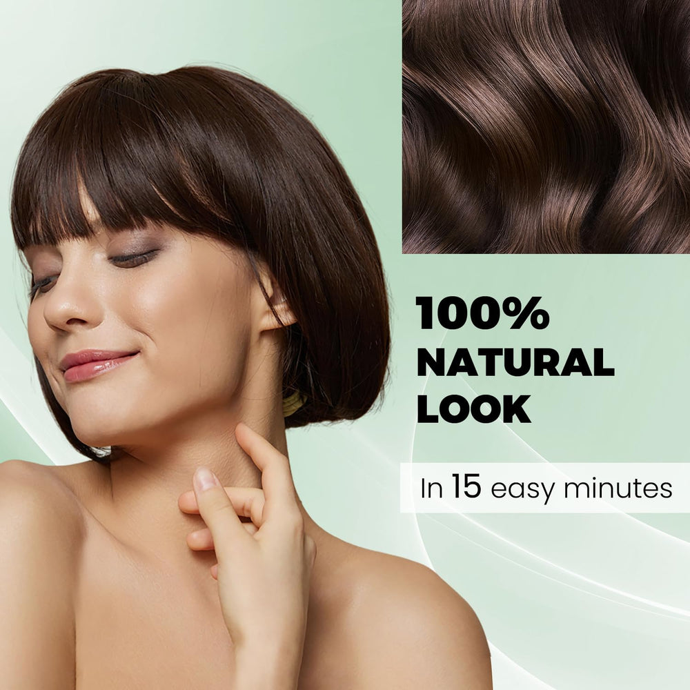 KAISASA champú-tinte aplicación manual, cabello tiñe al masajear