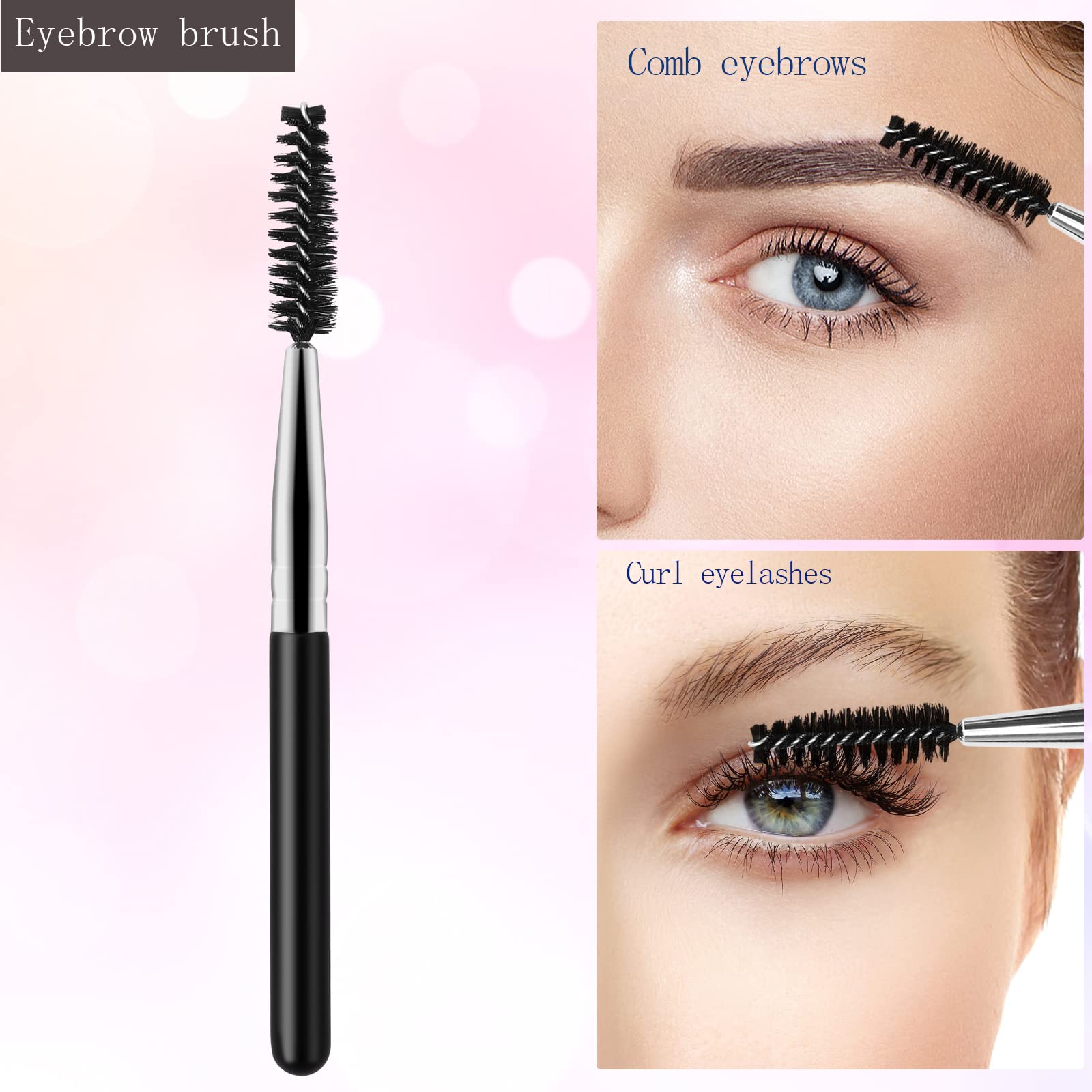 KAJUDA cepillo para cejas: peinado suave para un aspecto natural.