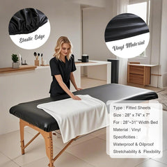 KAKU HOME cobertor de masaje impermeable a aceites protege la cama y la humedad.