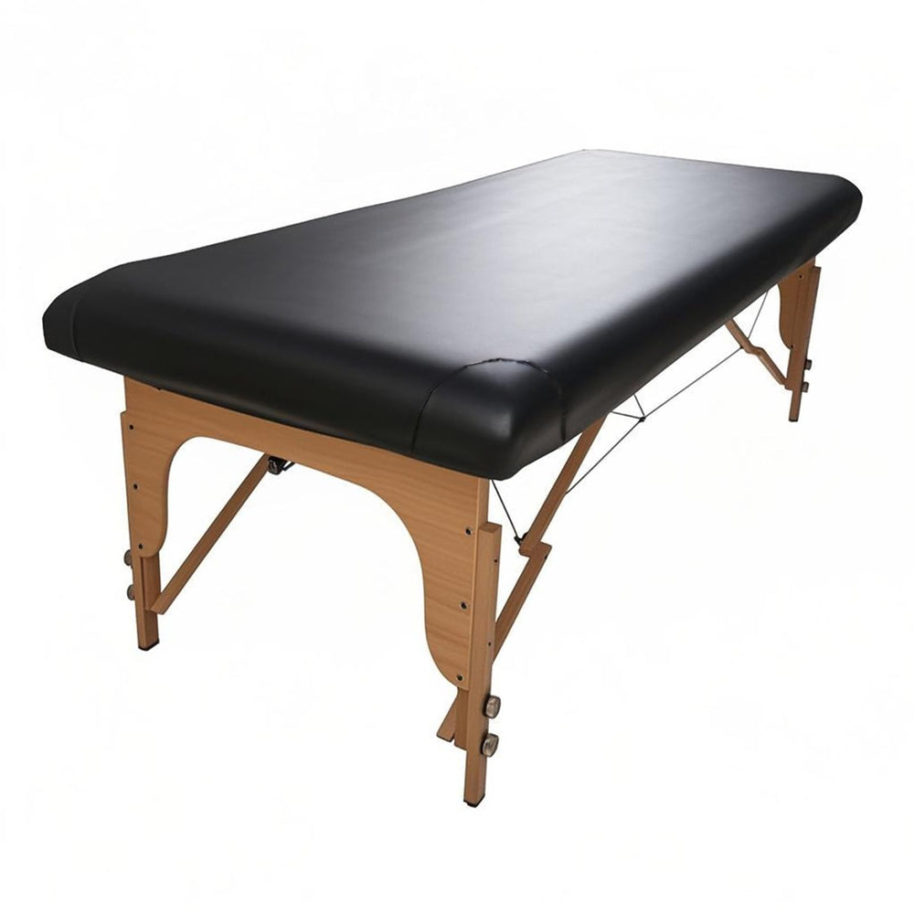 Protector de mesa de masaje KAKU HOME de vinilo protege la superficie y facilita la limpieza.