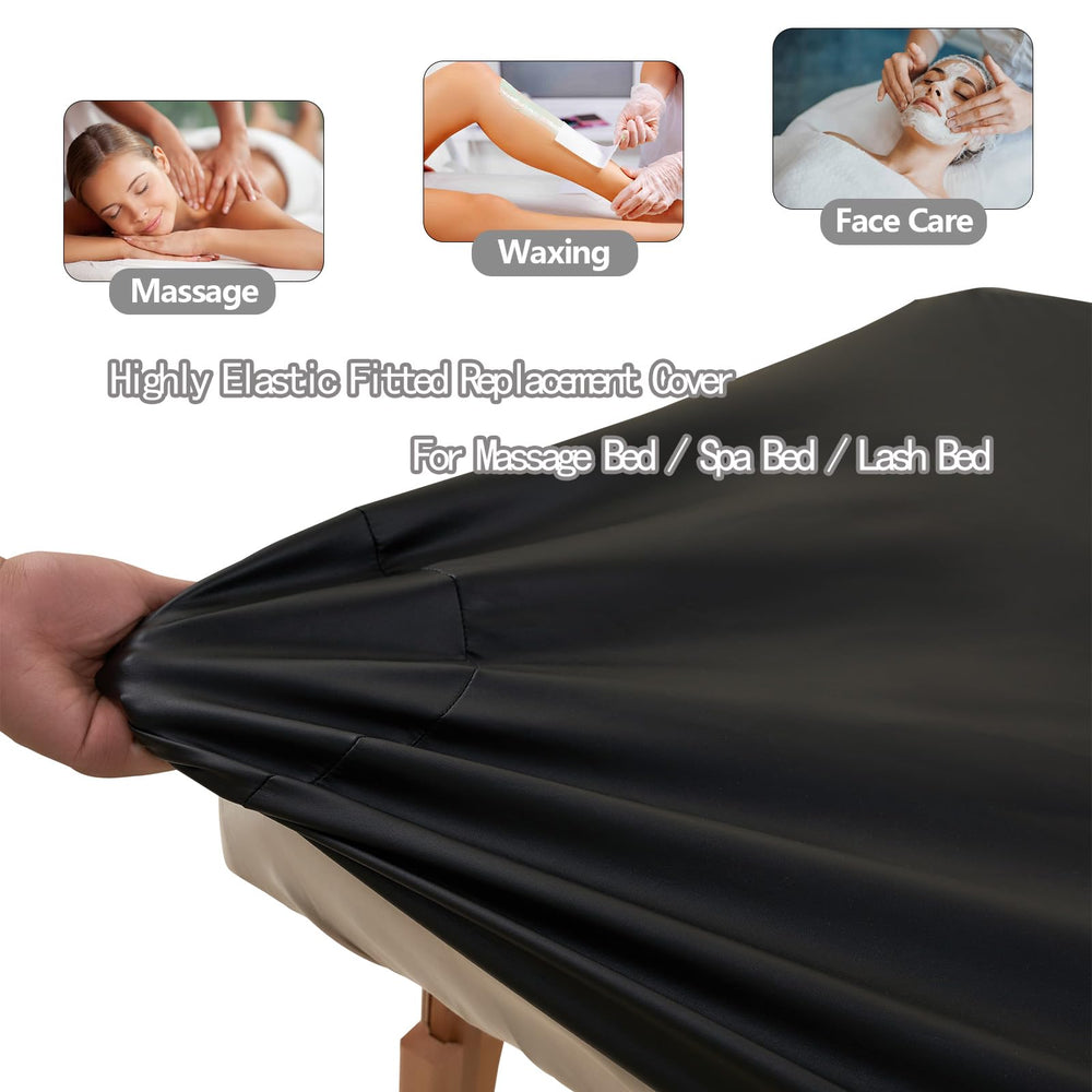 Protector negro de KAKU HOME para estética mantiene la superficie protegida y durable.