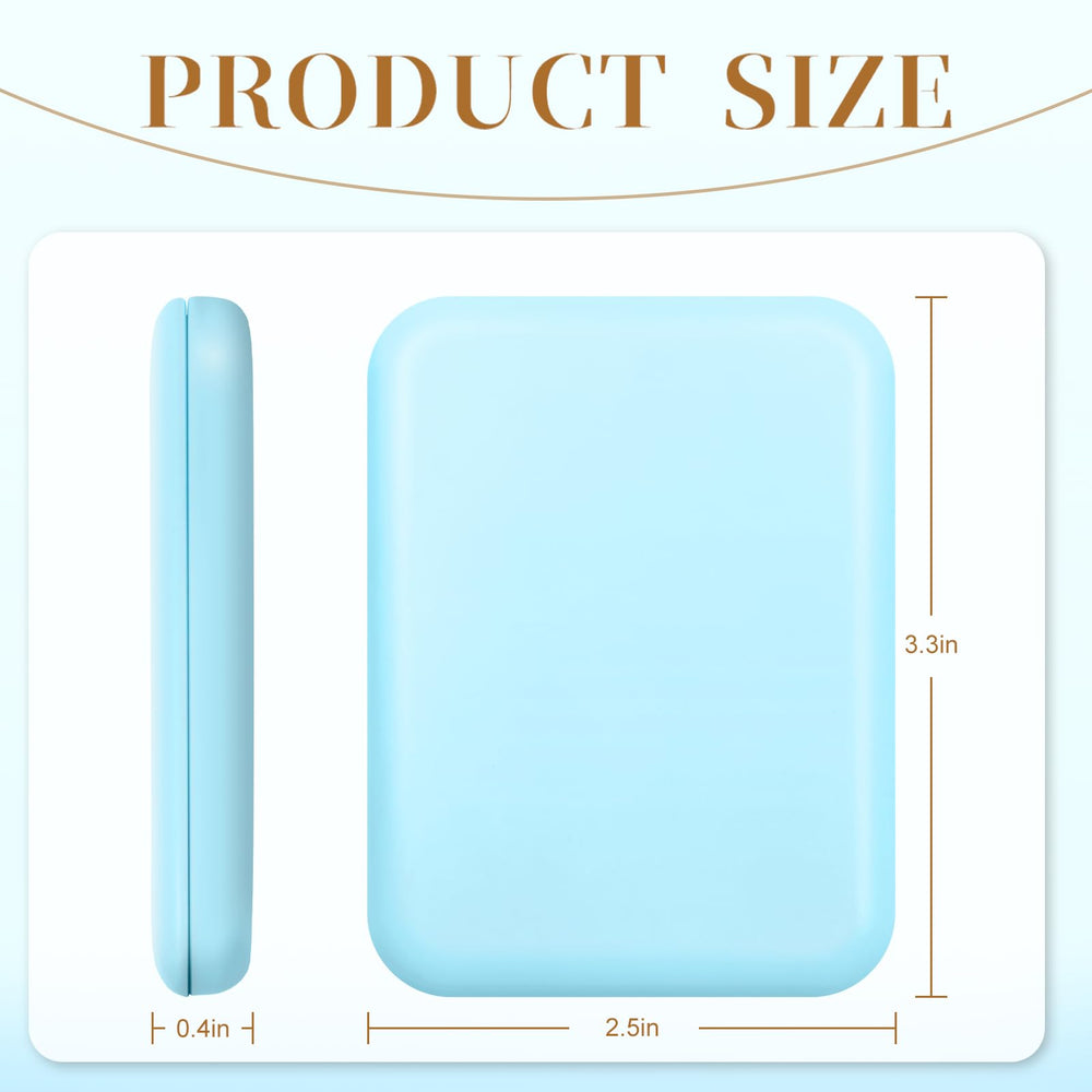 Kakuje espejo azul: color vibrante para uso diario de belleza