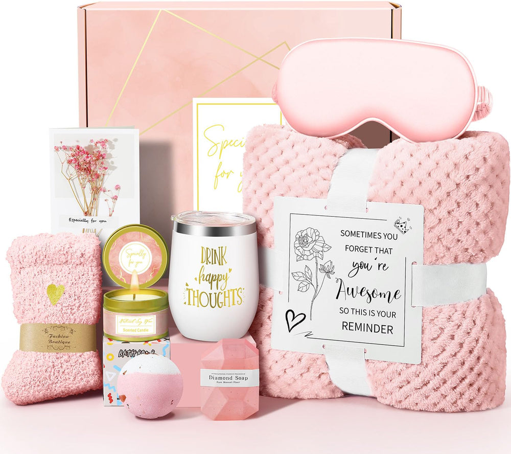 Kalokey: cesta de San Valentín para mujer, perfecta para relajarse en casa.