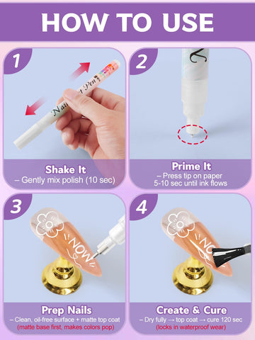 Kalolary retoques y decoraciones rápidas en uñas sin esfuerzo.
