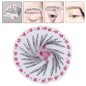 Kalolary plantillas de cejas fáciles de usar para principiantes.