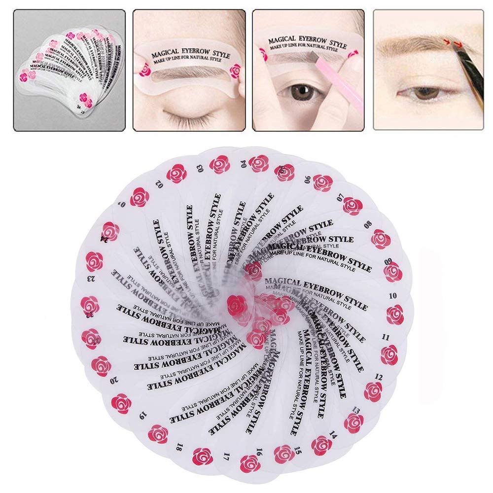 Kalolary plantillas de cejas fáciles de usar para principiantes.