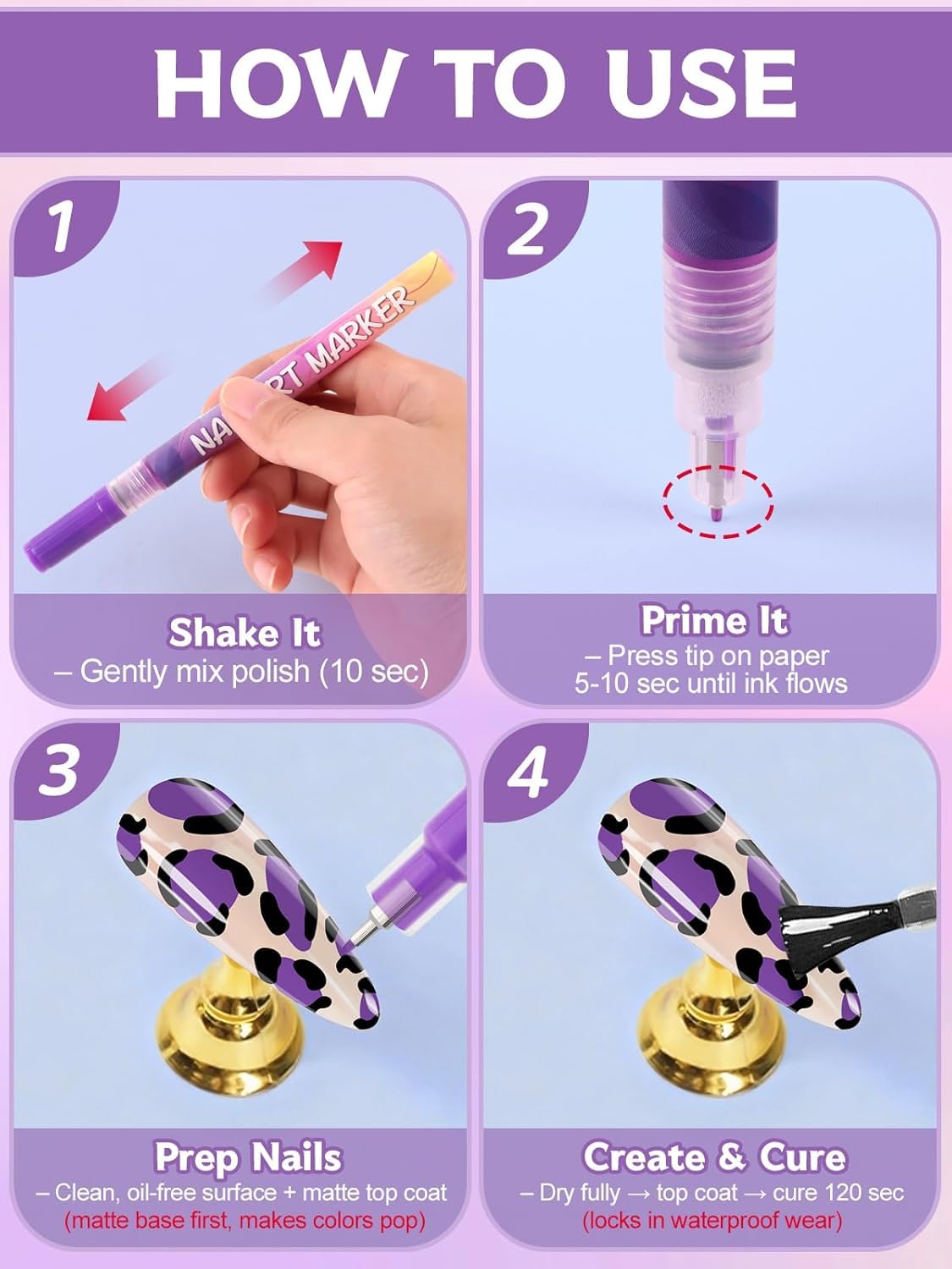 Kalolary diseños y figuras para uñas para estilos variados