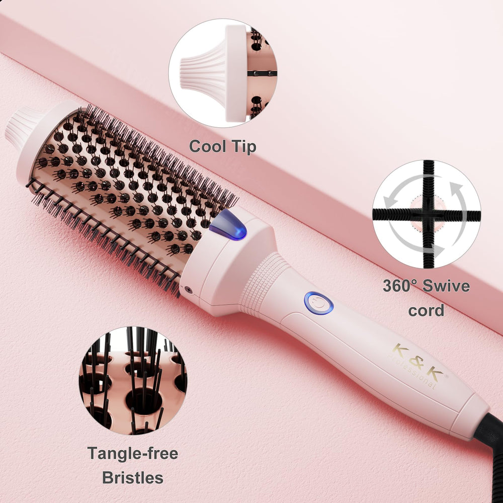 K&K control del frizz para un aspecto suave.