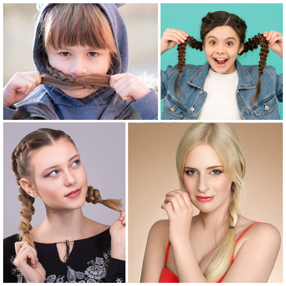 Kanprincess bandas elásticas para trenzas y peinados.