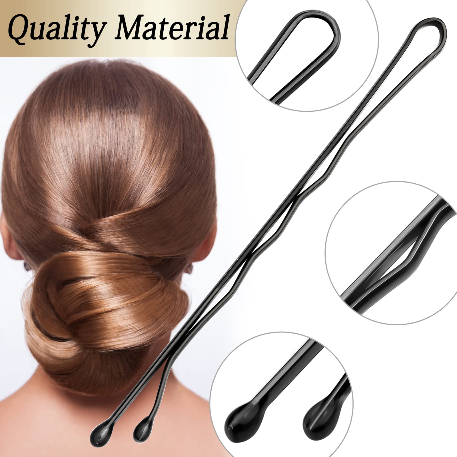 KANPRINCESS horquillas duraderas y resistentes a deformarse con uso prolongado.