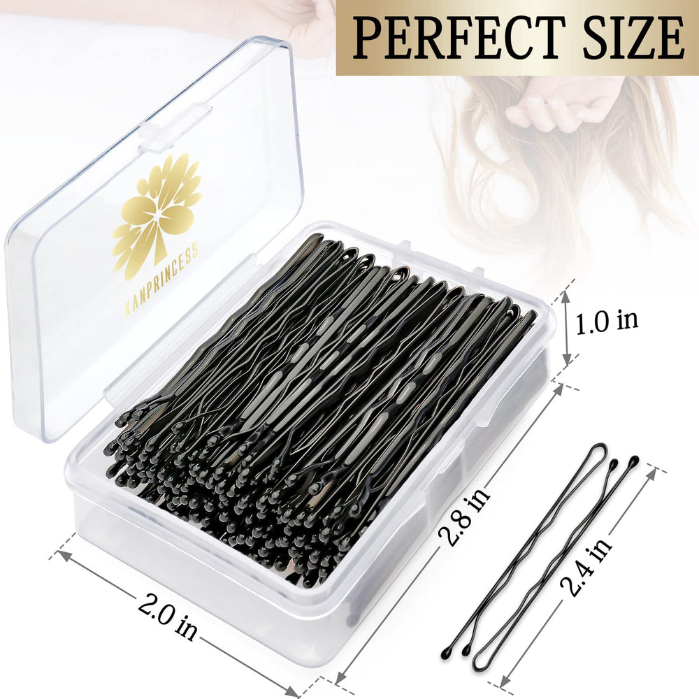KANPRINCESS horquillas cabello negro, confort para uso diario.