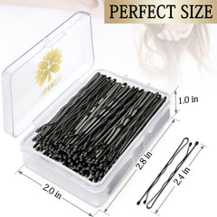KANPRINCESS horquillas cabello negro, confort para uso diario.