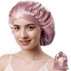 Kaome bonete de seda morera para dormir: mantiene hidratación y reduce frizz.