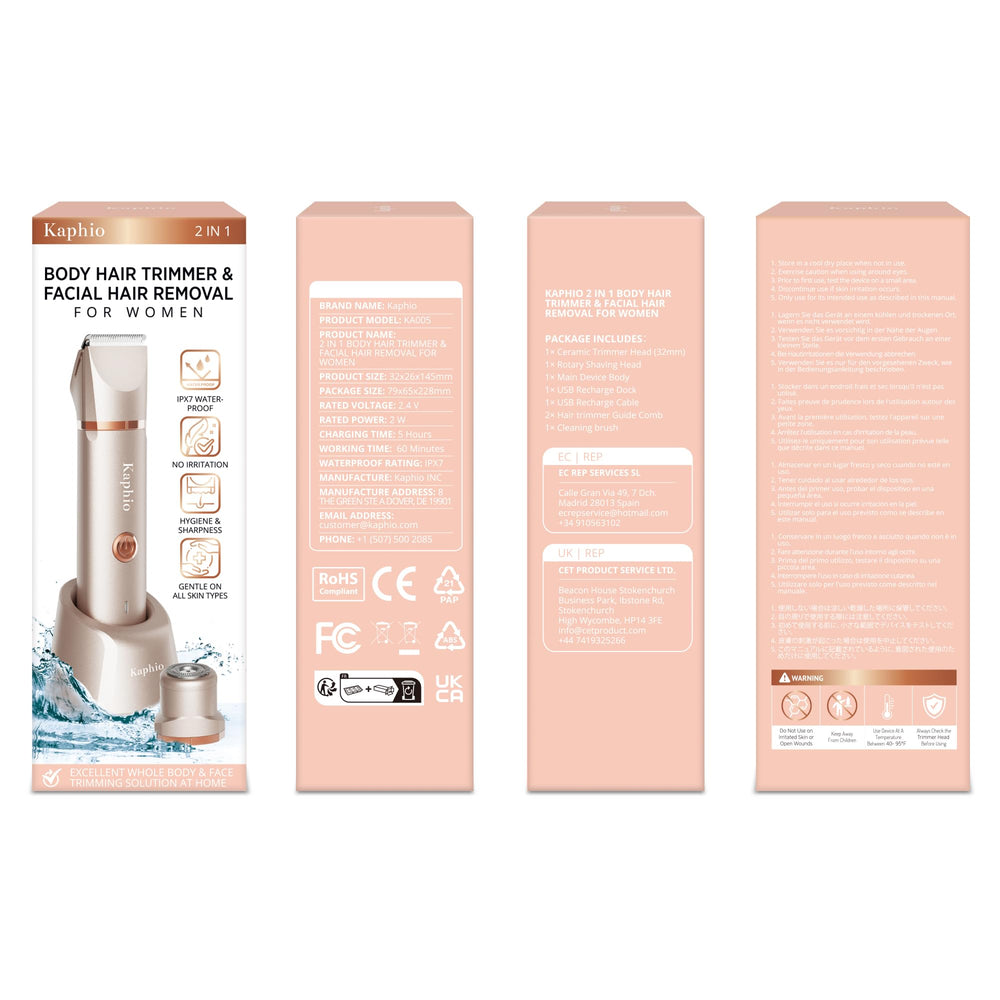 KAPHIO regalo ideal para mujeres, elegante acabado rosa