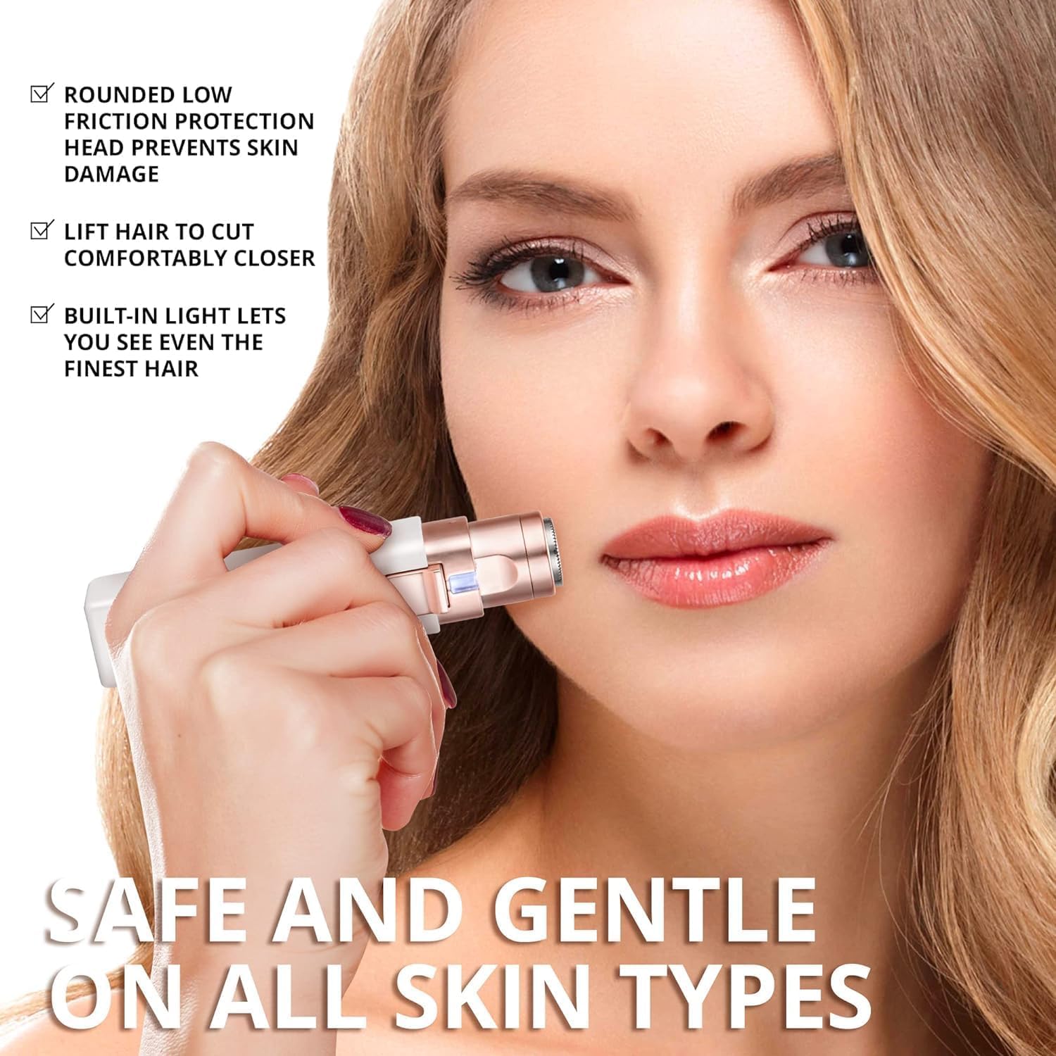 KAPHIO trimmer cejas preciso para definir cejas sin irritación.