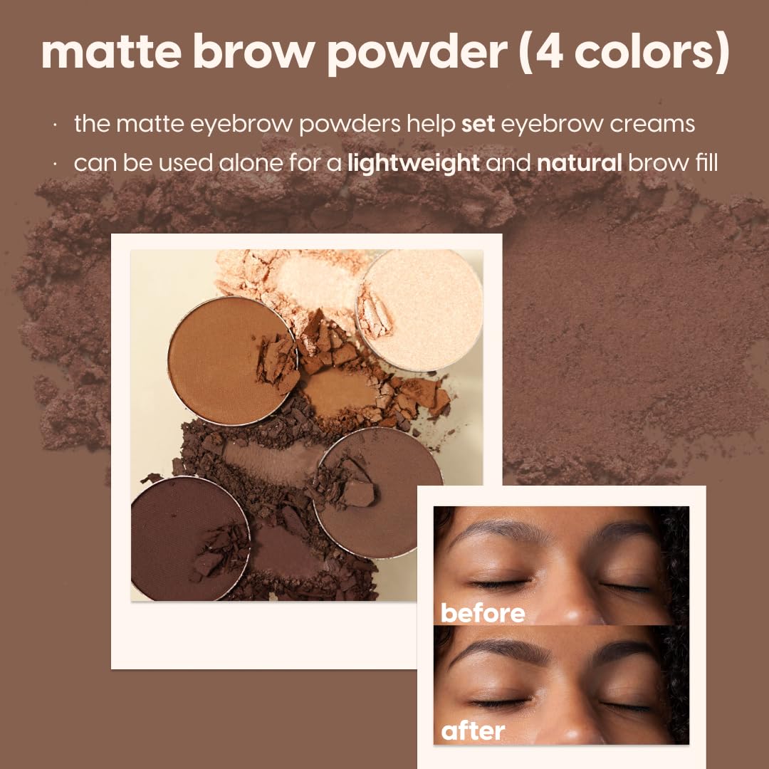Kara Beauty Eyebrow Kit: iluminadores para realzar el arco de la ceja (mate).