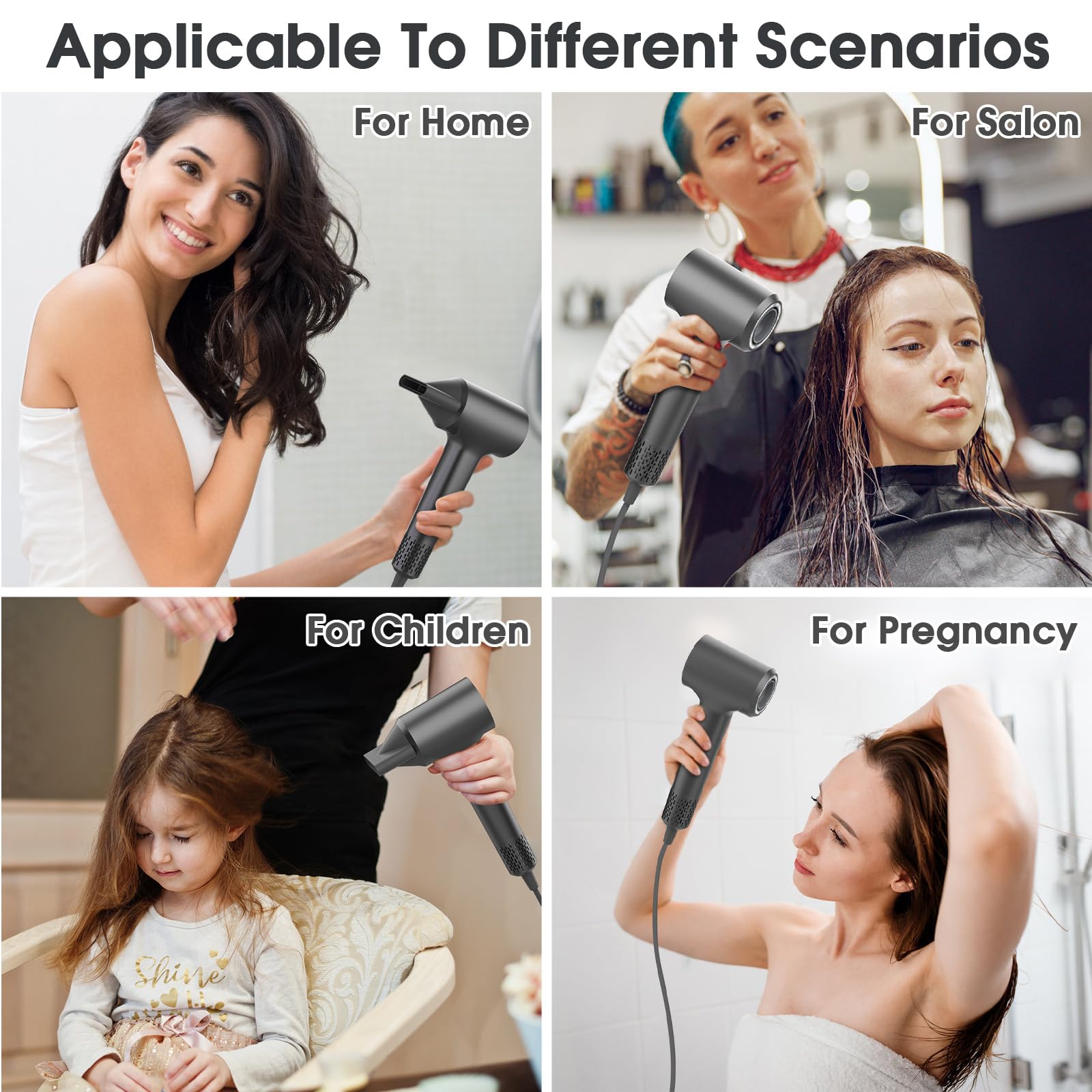 KARFUN secador de pelo con controles de calor para resultados personalizados