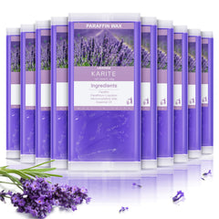Karite recargas parafina lavanda: bloques para baño de calor que perfuman y relajan.