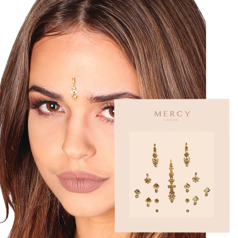 Gigi Gold Bindi ofrece estilo reutilizable con adhesivo que se puede reaplicar
