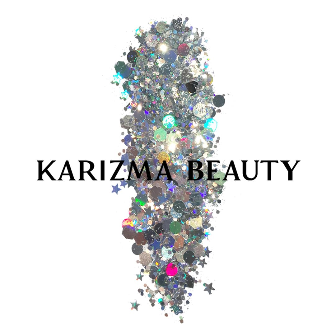 KARIZMA Glitter con puntos estrellas y corazones para un efecto lúdico y llamativo.