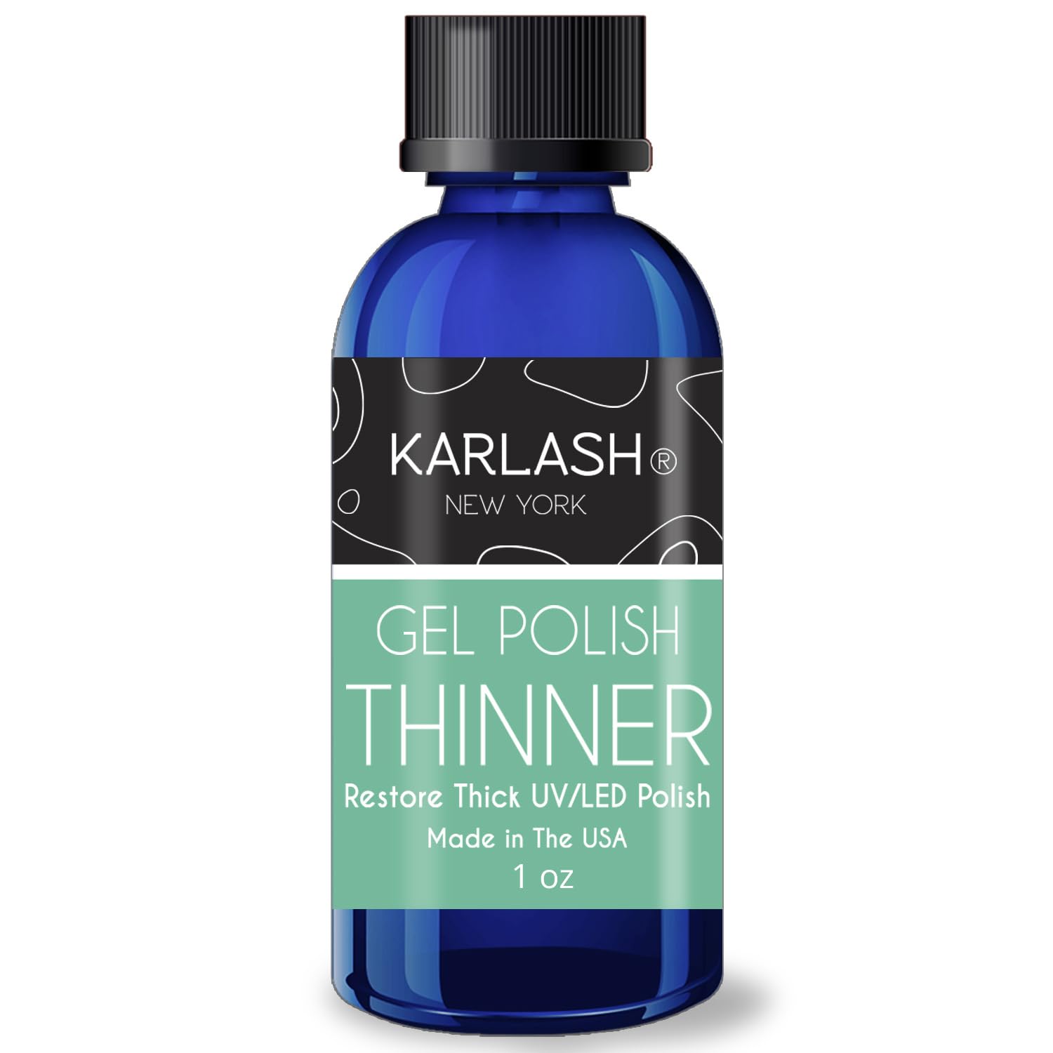 Karlash diluyente de esmalte gel con gotero para facilitar la aplicación