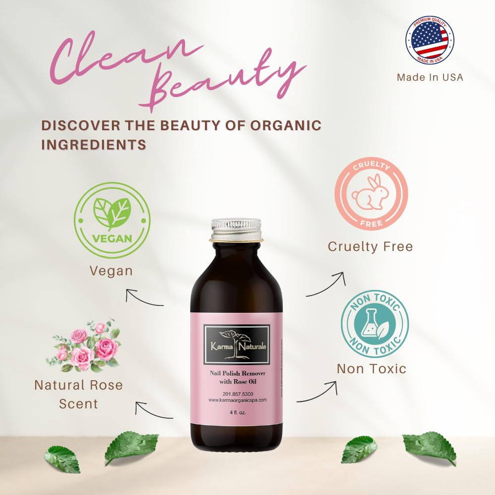 Karma Organic aplicación con algodón para retirar esmalte fácilmente