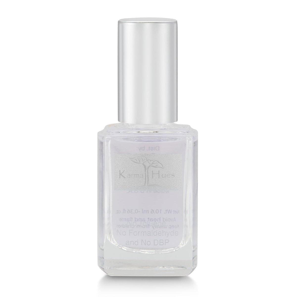 karma organic 2 en 1 base y capa superior para uñas con acabado suave