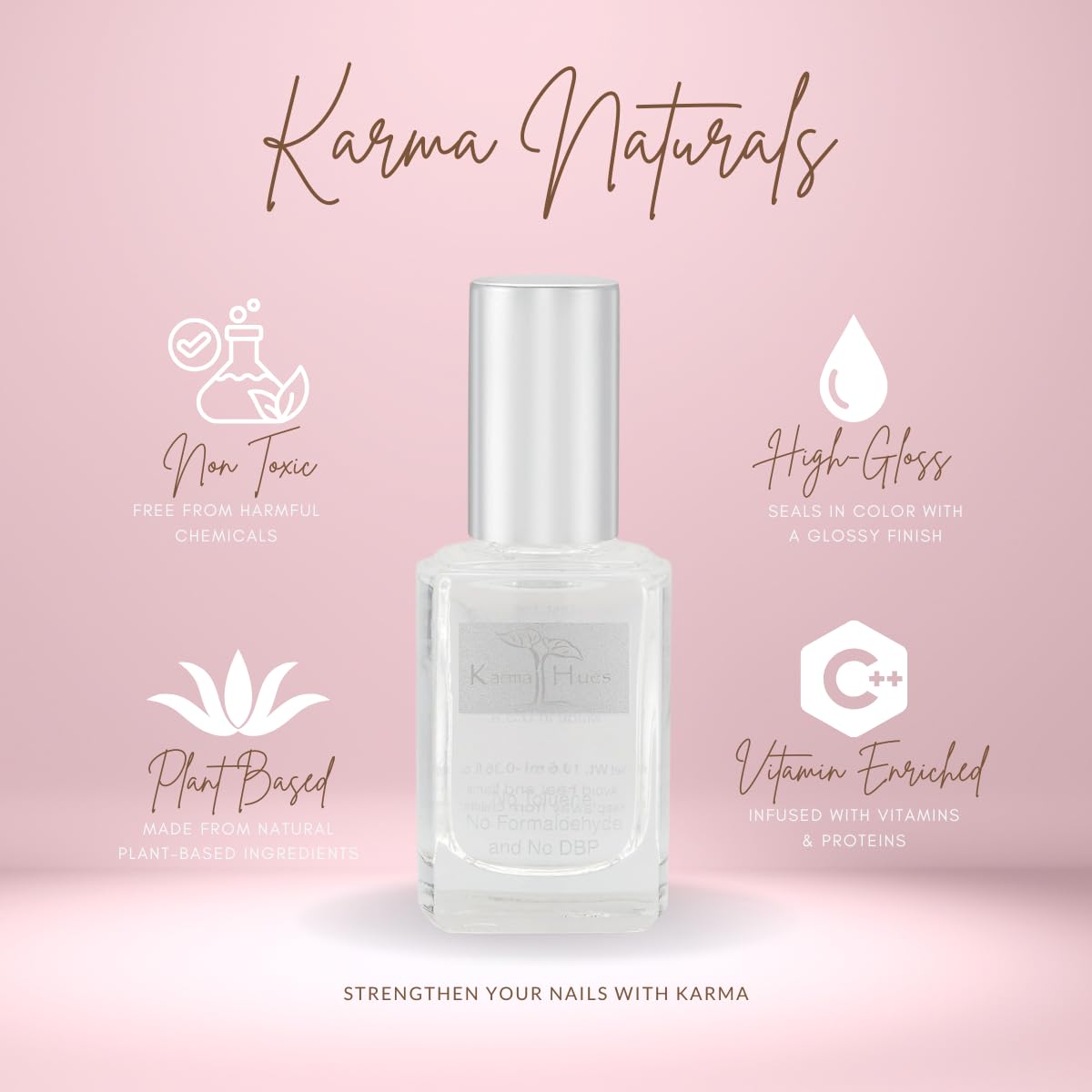 karma organic fortalece y repara uñas para mayor resistencia