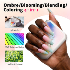 Karroy ombre gel diseño para un degradado suave y moderno.