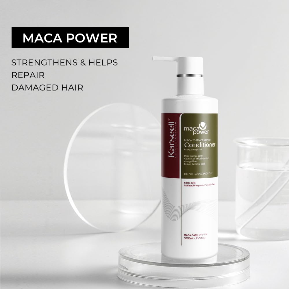Karseell Acondicionador para cabello seco con argán, suavidad y manejo.