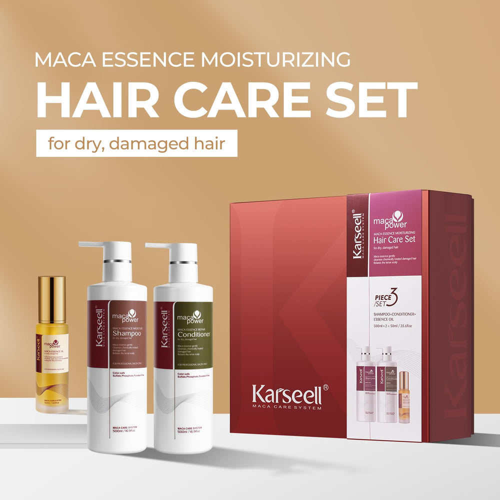 Karseell Après-shampooing argan 500ml démêle et hydrate en douceur.