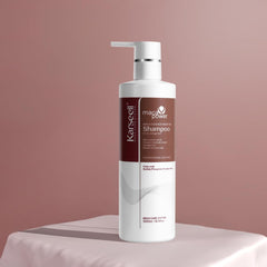 Karseell Argan Oil Shampoo closeup shows creamy texture and luxurious scent.