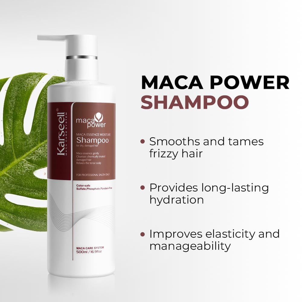 Karseell Argan Oil Shampoo for color-treated hair maintains vibrancy and moisture.