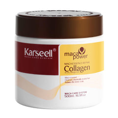 Karseell Mascarilla capilar: colágeno y argán en bote de 500 ml para cabello seco