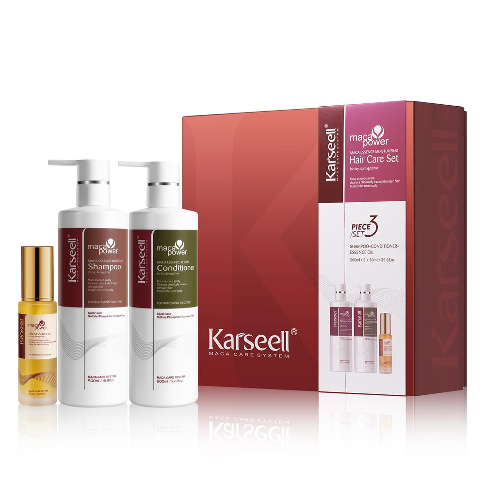 Karseell Shampoing argan 500ml pour nourrir et réparer les cheveux.