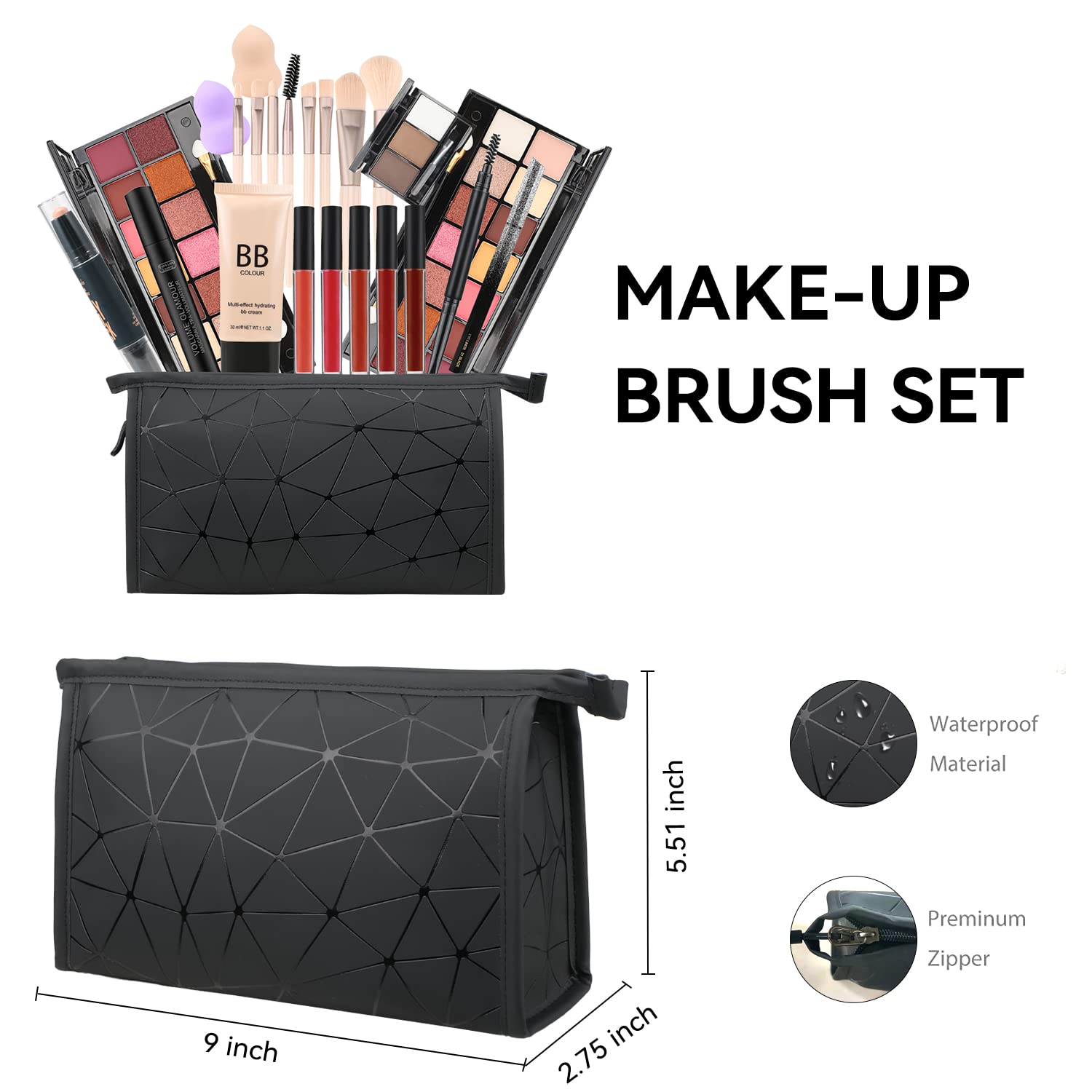 KARUIZI eyebrow powder and pencil duo for natural-looking brows.