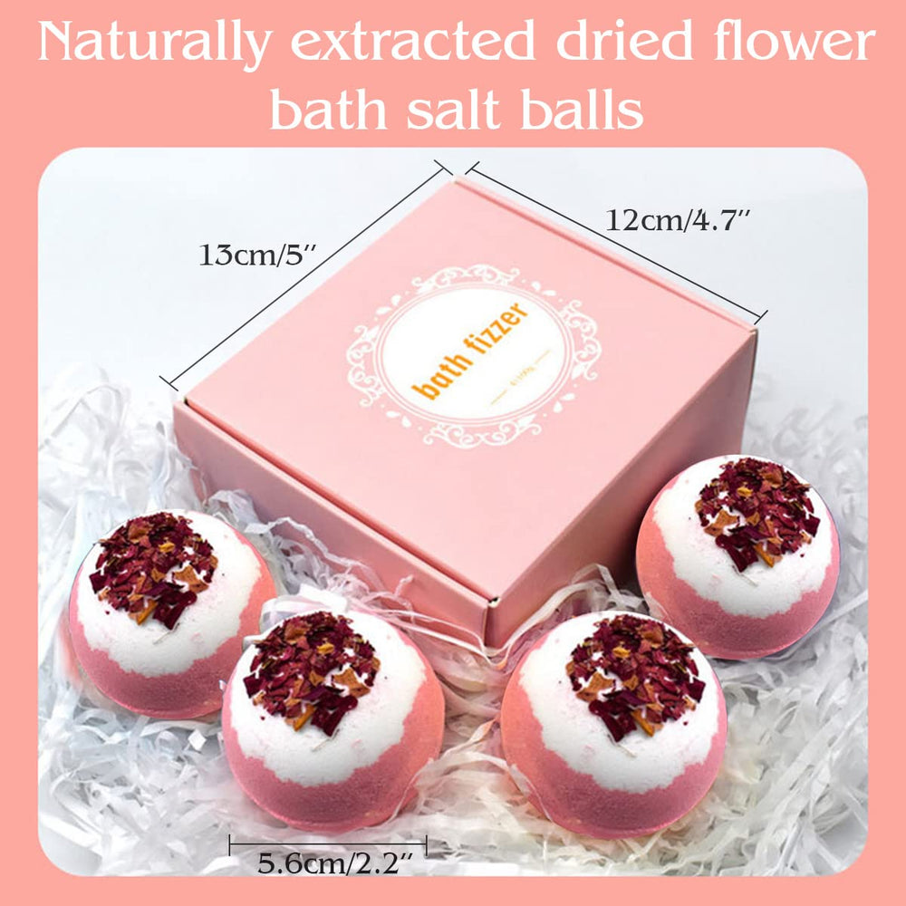 KASTU bombas de baño hidratantes con sales y flores secas